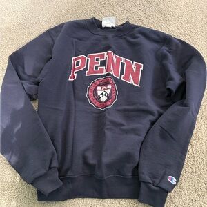 Champion Navy Crewneck Penn Men's Sweater